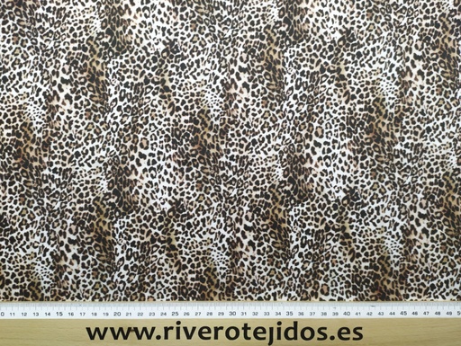 [4.2500] Algodón 100%, animal print leopardo