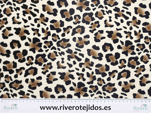 [18.0000] Lycra estampado de leopardo