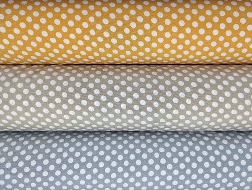 Crespón lunar pequeño blanco