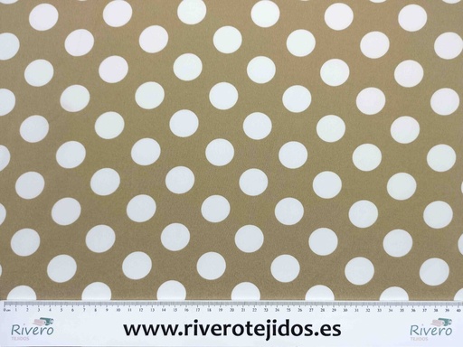 Crespón lunar grande blanco