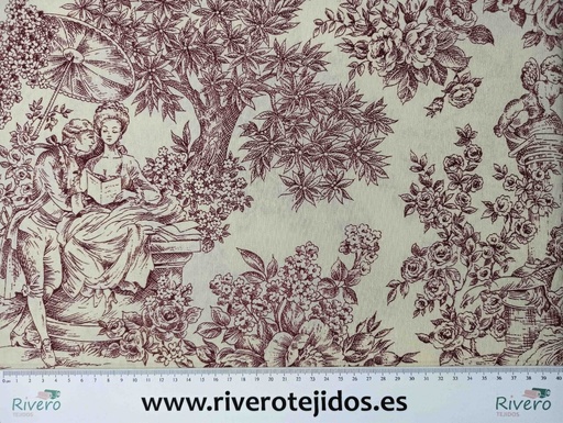 Loneta Toile de Jouy Romántico