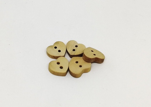 [0.2000] Botón madera corazón