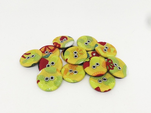 [1.2500] Botón tela colores 20mm