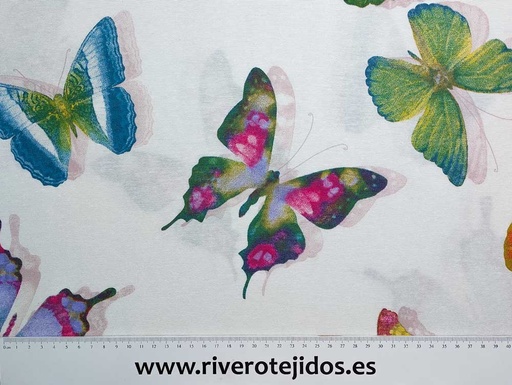 [6.5000] Loneta mariposas